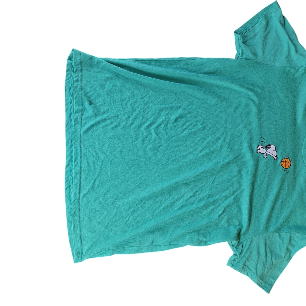 Peanuts Teal Short Sleeve Tee